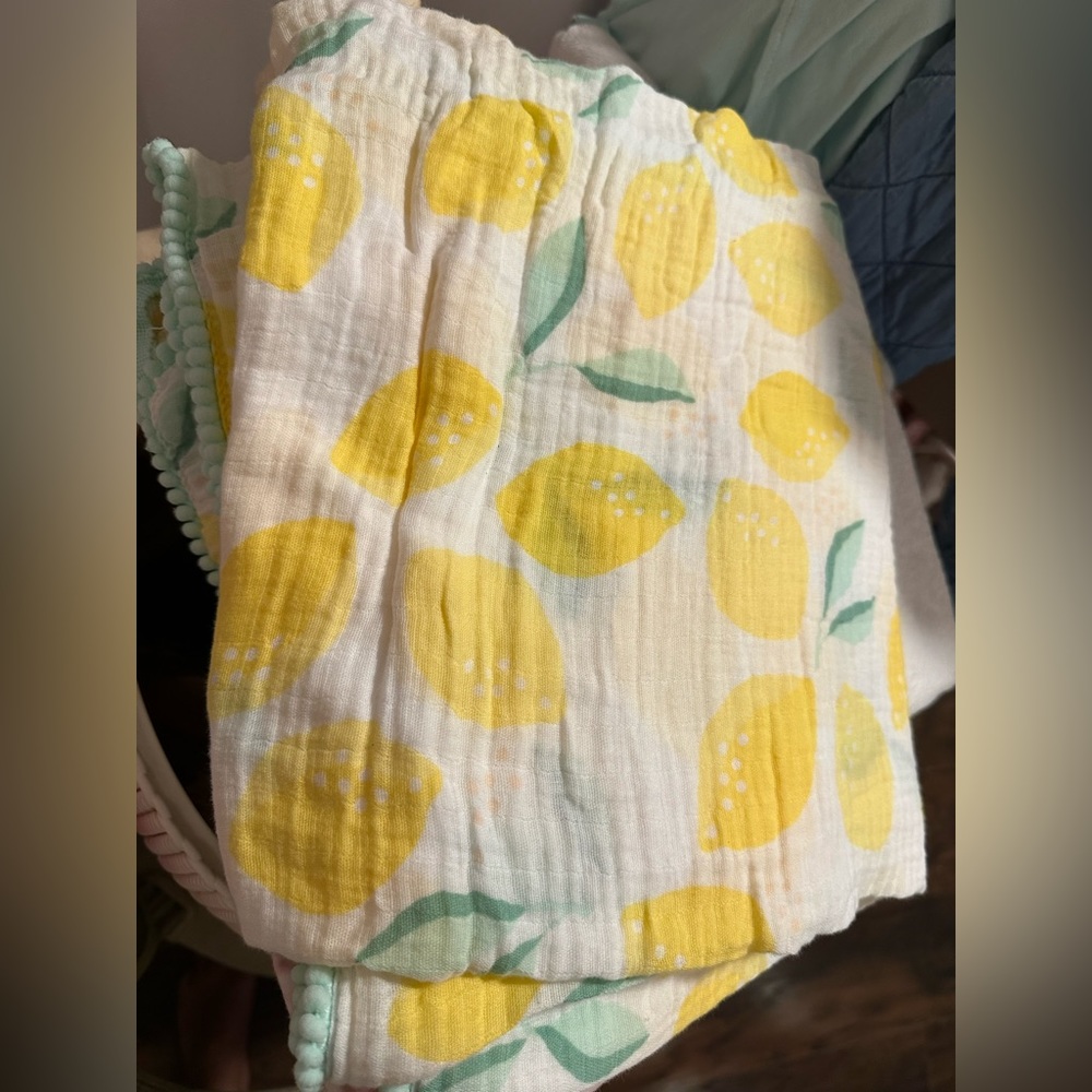 6 cloud island muslin blankets
